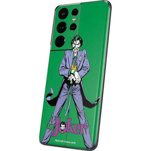 DC Comics The Joker Classic Art Pose Galaxy S21 Ultra 5G Skin